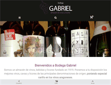 Tablet Screenshot of bodegagabriel.com